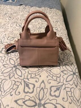 HOBO Dusty Rose Mini Satchel with Detachable Strap